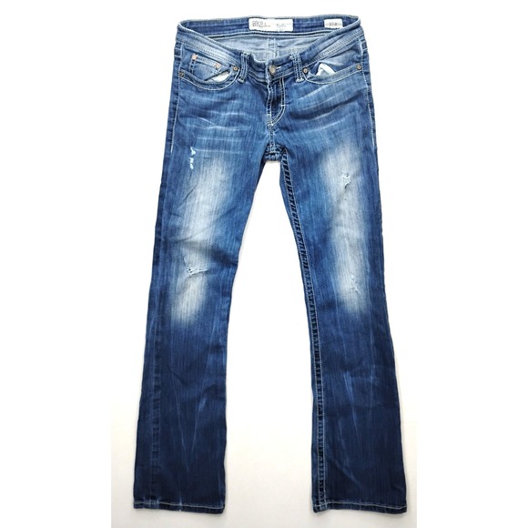 Buckle Denim - BKE Jeans Stella Bootcut Stretch Low Rise 27 R Thick Stitch Western Fits 30x31